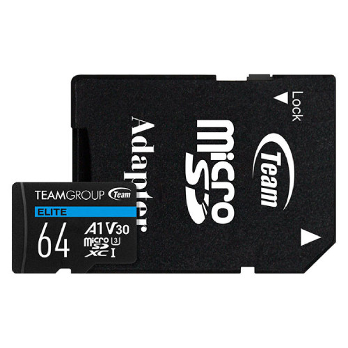 TEAUSDX64GIV30A103 ［64GB / microSDXC UHS-I(U3) / 最大読み込み速度90MB/s / A1 / V30］