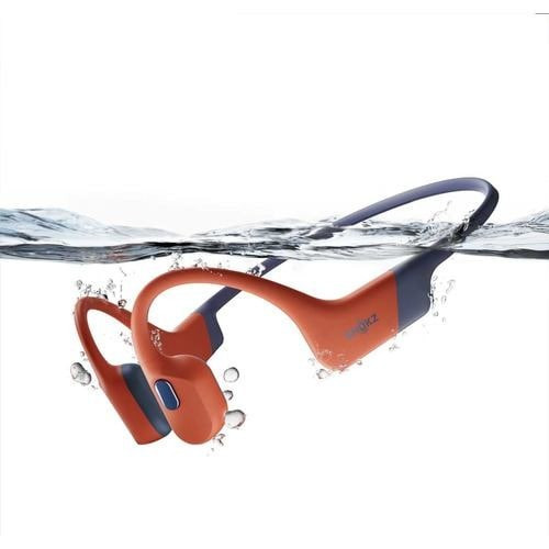 SKZ-EP-000029 OpenSwim Pro ワイヤレス骨伝導イヤホン Bluetooth・防水防塵対応 レッド