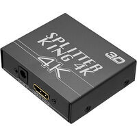 HDMI分配機 1入力2出力 4K30fps対応 AC給電タイプ　SPLITTER KING 4K　SD-BHD2SP3