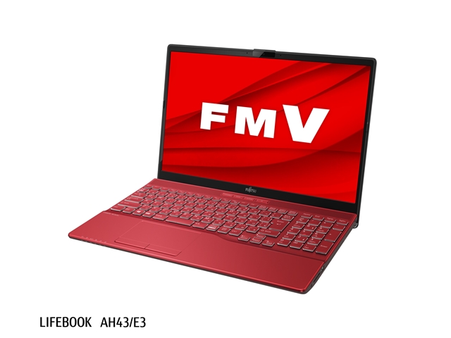 FMVA43E3R FMV LIFEBOOK AH [ 15.6型 / フルHD / Ryzen 3 3300U / 8GB RAM / 256GB SSD / Windows 10 Home / MS Office H&B / ガーネットレッド ]