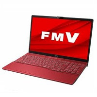 FMVA43F1R FMV LIFEBOOK AH [ 15.6型 / フルHD / Ryzen 3 5300U / 8GB RAM / 256GB SSD / Windows 10 Home / MS Office H&B / ガーネットレッド ]