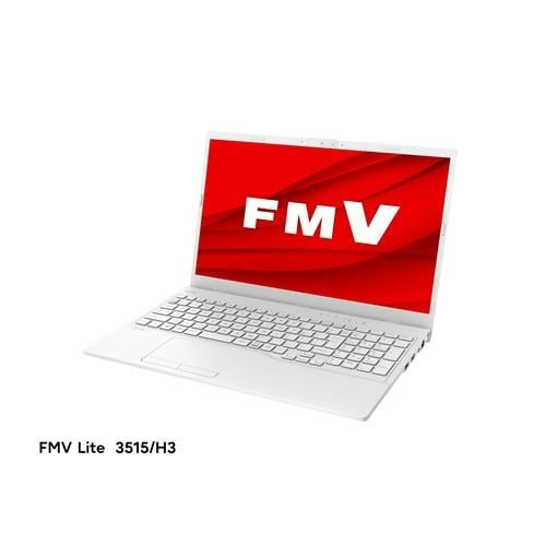 FMV3515H3W　FMV Lite　[ 15.6型 / フルHD / Celeron 7305 / RAM:8GB / SSD:256GB / Windows 11 Home / MS Office H&B / アーバンホワイト ]