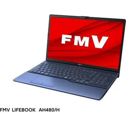 FMVA480HL　LIFEBOOK AH　[ 15.6型 / フルHD / Ryzen 5 5500U / RAM:16GB / SSD:256GB / Windows 11 Home / MS Office H&B / メタリックブルー ]