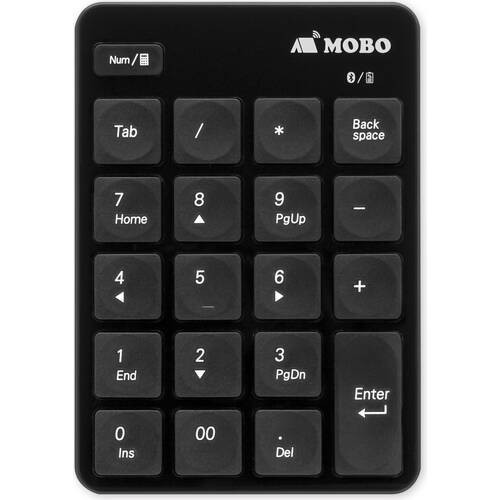 MOBO TenkeyPad [AM-NPB20-BK] Bluetooth5.1 ワイヤレステンキーパッド ブラック