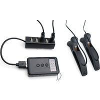 スマホ連打装置 SMATCH-SILENT(スマッチサイレント)　ZASRS-H2 　コントローラー + USB HUB + 連打ヘッドx2 セット
