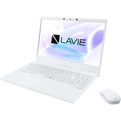 PC-N1530CAW LAVIE N15   15.6型 HD i3-10110U RAM:8GB SSD:256GB Windows11Home MS OfficeH&B ワイヤレスマウス付属 パールホワイト
