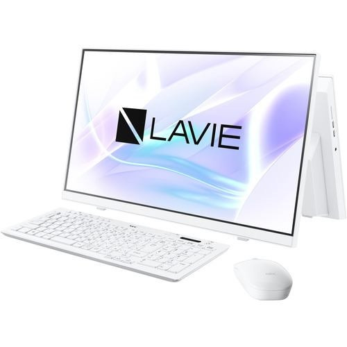PC-A2335CAW LAVIE A23   23.8型 フルHD i3-10110U RAM:8GB SSD:512GB Windows11Home MS OfficeH&B ワイヤレスキーボード・マウス付属 ファインホワイト