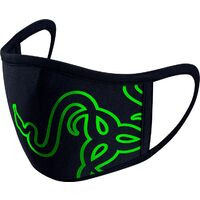 Cloth Mask Green - S　グリーンロゴｘブラックマスク    RC81-03680400-0000