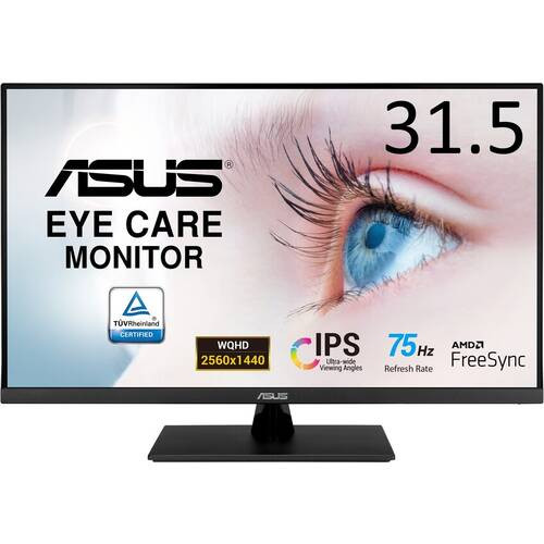 VP32AQ 31.5インチ WQHD(QHD) 2560x1440 Eye Careモニター IPSパネル 3辺フレームレス