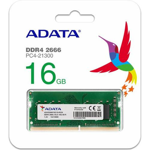 AD4S266616G19-RGN [ノート用 / DDR4 SO-DIMM（260pin） / 16GB / DDR4-2666 CL19-19-19 / Premier DDR4 2666 SO-DIMMシリーズ］
