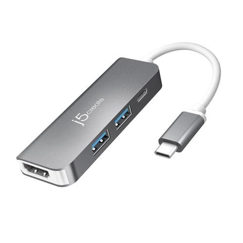 JCD371 USB-C to HDMI & USB 3.0 2 port with Power Delivery スペースグレー