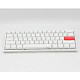 One2 Mini Pure White RGB　DK-ONE2-RGB-MINI-PW-SILENTRED 有線 US配列 60%サイズ CherryMX 静音赤軸 ゲーミングキーボード ホワイト