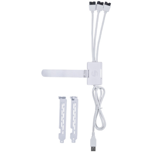 USB 2.0 1-to-3 Hub (Type A Male Port)　LL-USB2.0 TypeA 1-to-3 HUB WT