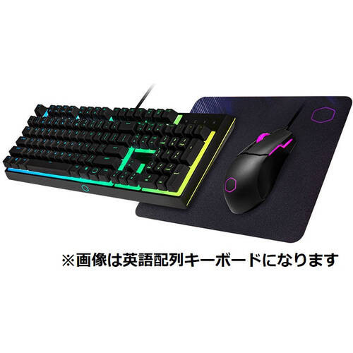 Keyboard Combo MS112　MS-110-KKMF2-JP ゲーミングキーボード + マウス + マウスパッド 3点セット