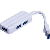UH-3083W （ホワイト） [USB3.0ハブ/3ポート/7cm/USB Aオス/バスパワー]