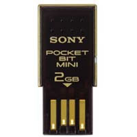 POCKET BIT MINI 2GB ブラック (USM2GHX B)