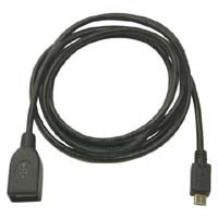 USBホストケーブル A - Micro-B ロングタイプ USB-129 1.5m