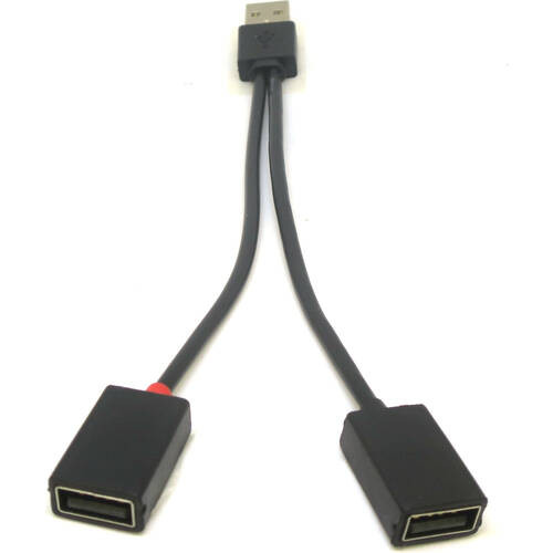 CP0022　USB2分岐（充電+通信） 10cm
