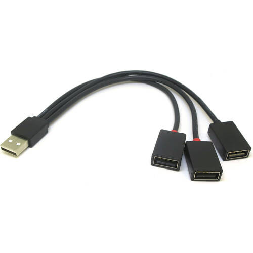 TFTEC JAPAN 変換名人 CP0032 USB3分岐（充電+通信） 15cm｜ツクモ公式 