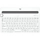 Multi-Device Keyboard K480WH （ホワイト） Bluetooth 日本語配列テンキーレス パンタグラフ キーボード