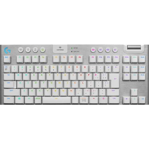 G913-TKL-TCWH LIGHTSPEED Wireless RGB Mechanical Gaming Keyboard-Tactile White  USB無線&Bluetooth テンキーレス 日本語配列 薄型 メカニカルスイッチ（タクタイル）ホワイト  国内正規品