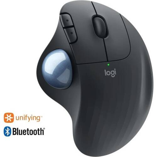 ERGO M575 Wireless Trackball Mouse　（グラファイト） USB無線/Bluetooth接続 親指操作 トラックボール