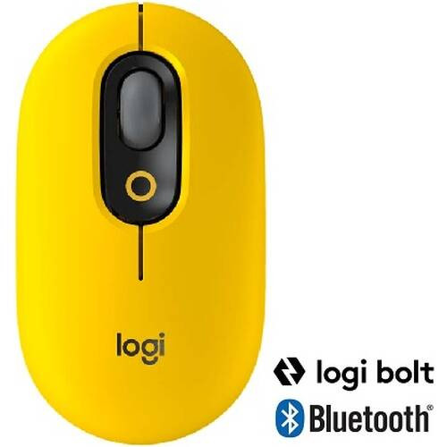 POP Mouse M370YL イエロー Bluetooth/LogiBolt接続 マルチデバイス対応 (レシーバー別売)