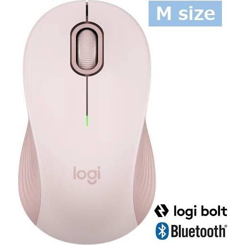 M550 SIGNATUREワイヤレスマウス [M550MRO] Mサイズ ローズ Bluetooth/LogiBolt対応