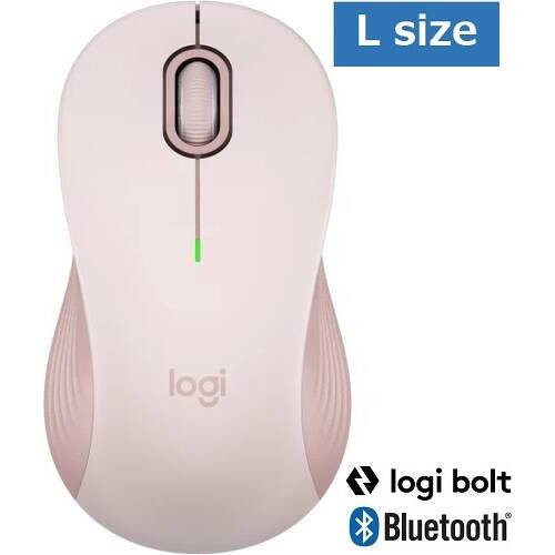 M550 SIGNATUREワイヤレスマウス [M550LRO] Lサイズ ローズ Bluetooth/LogiBolt対応