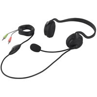 BSHSN02BK アナログ接続(3.5mm x2) 両耳型 ネックバンド式 ヘッドセット ※ネットショップ限定特価