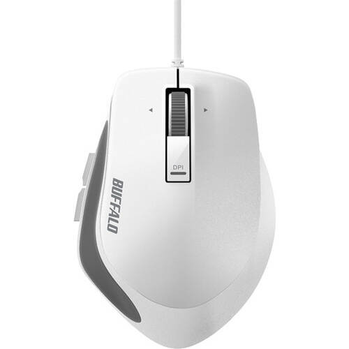 BSMBU500MWH USB有線 BlueLED 5ボタン チルト対応 Premium Fitマウス ホワイト