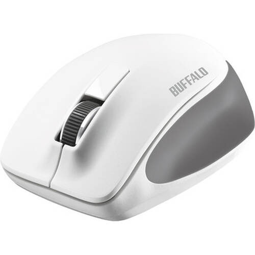 BSMBW300MWH USB無線 BlueLED 3ボタン Premium Fitワイヤレスマウス ホワイト