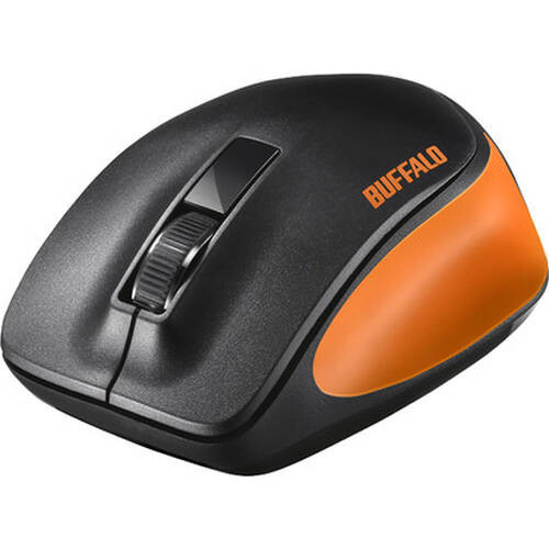 BSMBW300MOR USB無線 BlueLED 3ボタン Premium Fitワイヤレスマウス オレンジ