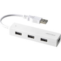 YDH4U25WH [USB2.0ハブ/4ポート/10cm/USB Aオス/バスパワー]