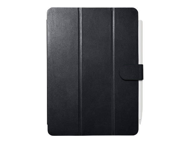 BUFFALO iPad Pro 11インチ用3アングルレザーケース ブラック BSIPD2011CL3BK