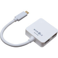 SAD-HH03/WH [USB3.1Gen1ハブ  4ポート  15cm  USB Cオス  バスパワー]