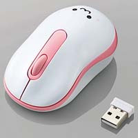 M-DY10DRPN （ピンク） USB無線 光学式 Sサイズ 3ボタン マウス
