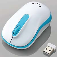 M-DY11DRBU （ブルー） USB無線 光学式 Mサイズ 3ボタン マウス