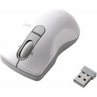 M-KS1DBSWH (ホワイト) USB無線 BlueLED 3ボタン 静音 マウス