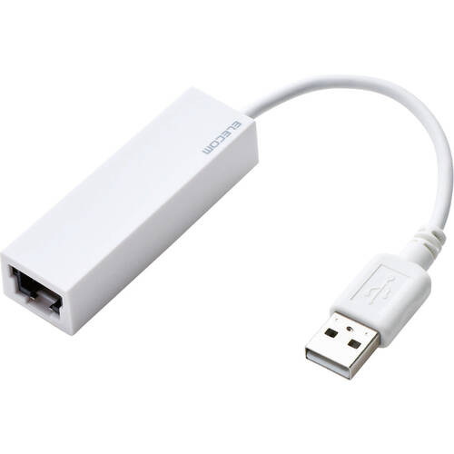 EDC-FUA2-W （ホワイト） [LANアダプター/USB-A/100Mbps/USB2.0]