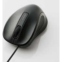 M-MK1UBSBK （ブラック） 有線 巻取式 BlueLED ３ボタン 静音 マウス ※ネットショップ限定特価