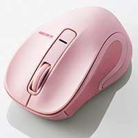 M-BT17BBPN　ピンク Bluetooth接続　ワイヤレスマウス　両利き用 Sサイズ ※ネットショップ限定特価