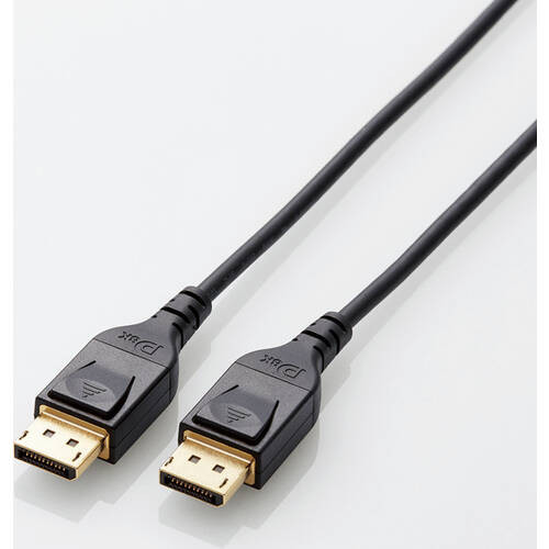 CAC-DP1420BK DisplayPort 1.4 ケーブル 2m ラッチ付き 金メッキコネクタ