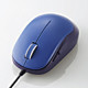 M-Y9UBBU　ブルー 有線 BlueLED 左右対称 5ボタン マウス