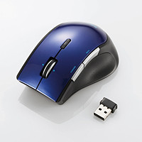 M-BL22DBBU (ブルー) BlueLEDセンサー 5ボタン チルトホイール USB無線 マウス
