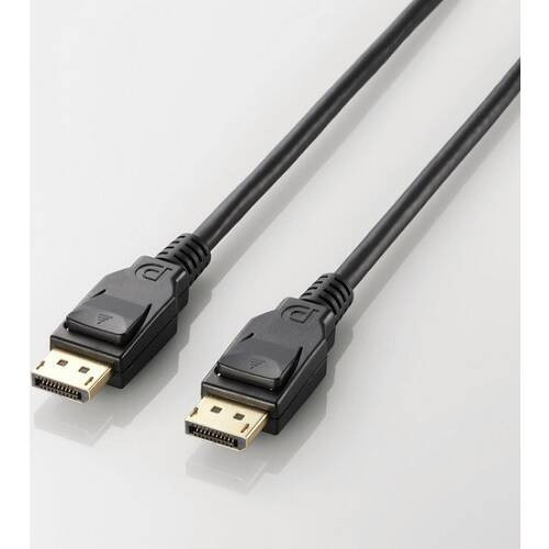 CAC-DP1215BK DisplayPort 1.2a ケーブル 1.5m ラッチ付き 金メッキコネクタ