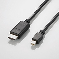 AD-MDPHDMI10BK MiniDisplayPort-HDMI変換ケーブル 1m WUXGA / FullHD 対応 ブラック