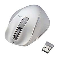 M-XGS10DBWH （ホワイト） USB無線 BlueLED Sサイズ 5ボタン マウス