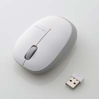 M-BL20DBSV （シルバー） USB無線 BlueLEDセンサー 3ボタン小型マウス