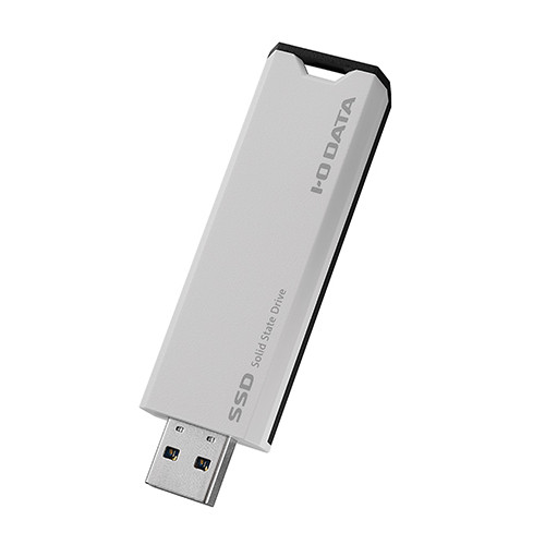 SSPS-US1W USB 10Gbps(USB3.2 Gen2)対応 スティックSSD 1TB ホワイト×ブラック